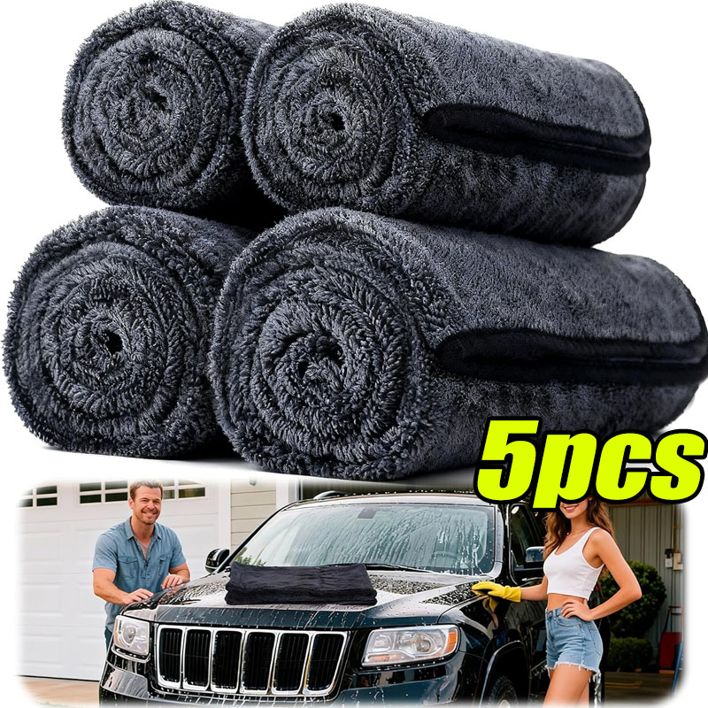 Microfiber Towel Detailing - Mikrofaser Twist Autowaschtuch Professionelle Autoreinigung Trockentuch