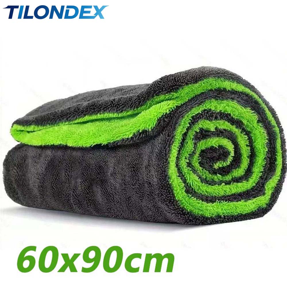 Microfiber Towel Detailing - 1 Stück 1000GSM Doppelseitiges Mikrofaser-Autotrocknungstuch -